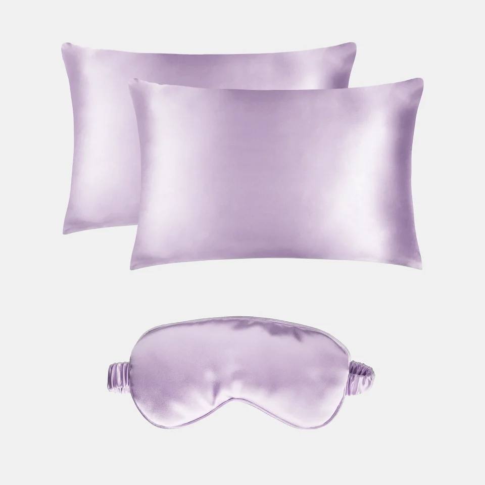 2 Silk Pillowcases + Silk Mask